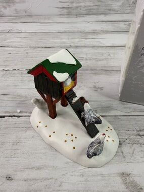Dept 56 “Mistletoe  Farms Chicken House” Christmas Village accessory
